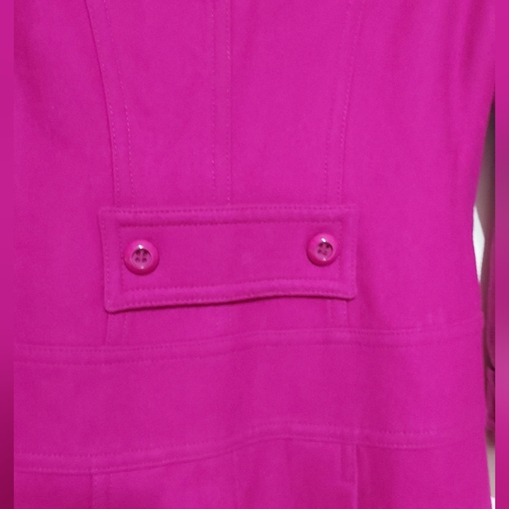 Rothschild Fuchsia Wool Coat Girl Sz-16 - Picture 6 of 9